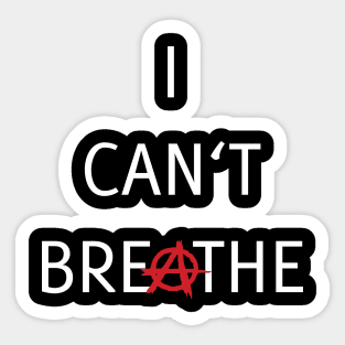 George Floyd I Can't Breathe Black Lives Matter BLM Sticker